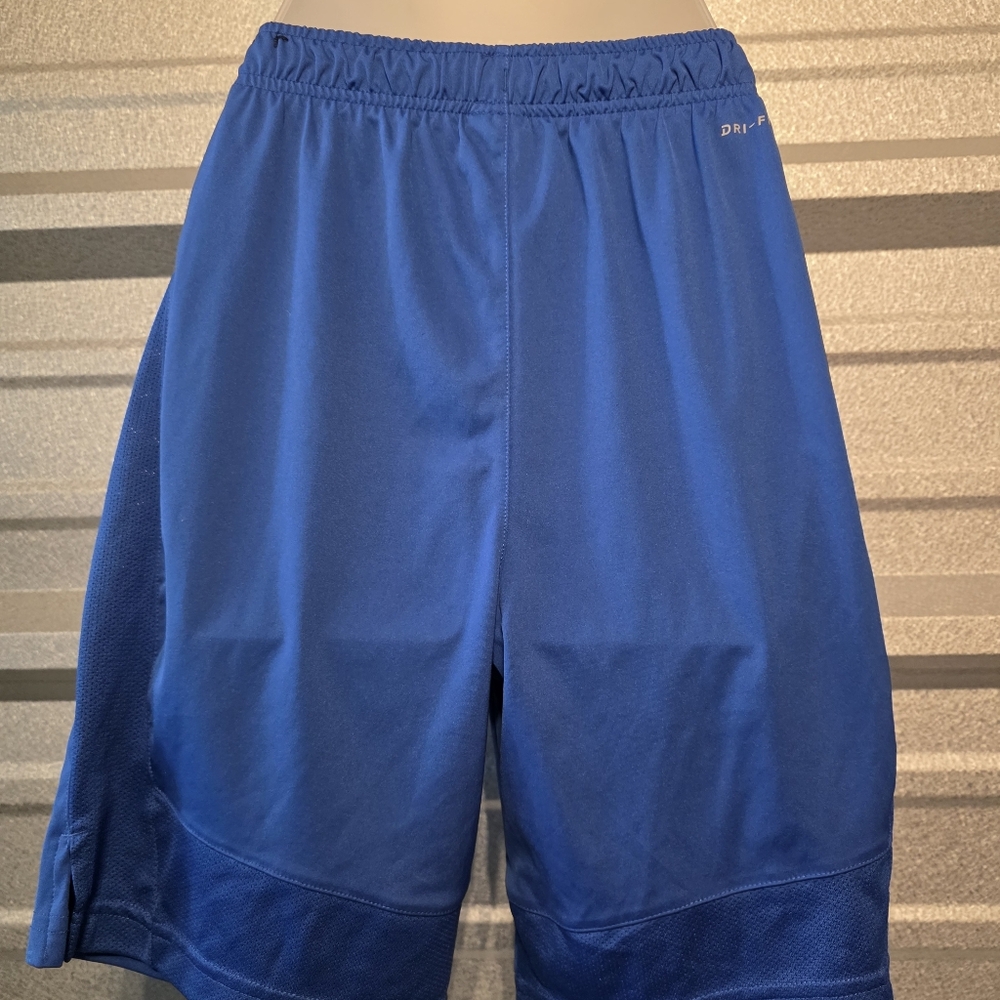 Nike Men's Deep Blue Athletic Shorts - Picture 4 of 5